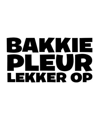 Wiite koffiebeker met oor met print 